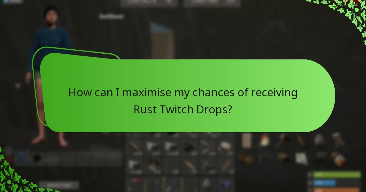 What limited edition skins are available in Rust Twitch Drops?