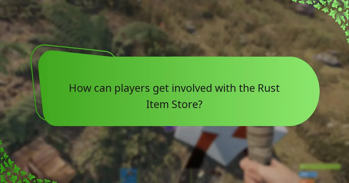 When are item rotations announced in the Rust Item Store?