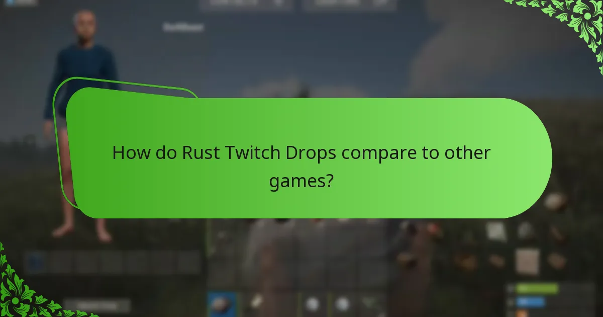 What types of skins are available through Rust Twitch Drops?
