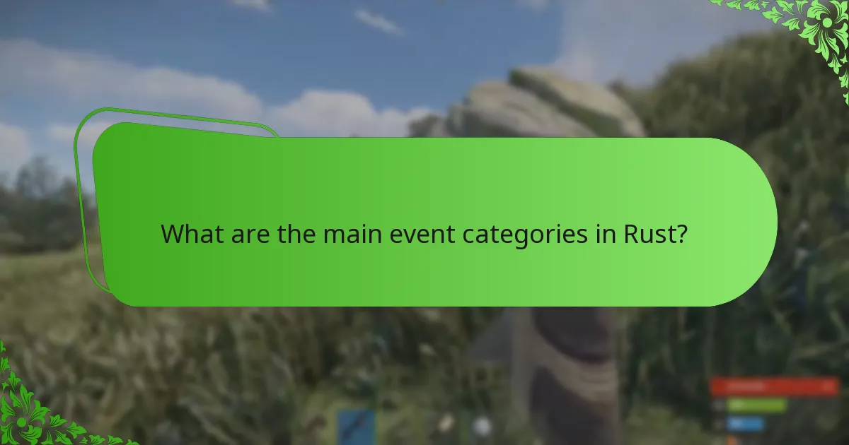 What are the schedules for upcoming Rust events?