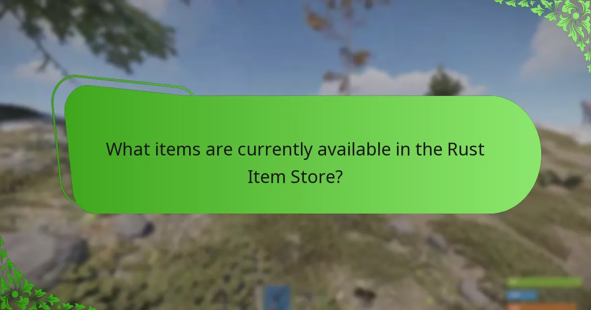 Which factors influence item pricing in the Rust Item Store?