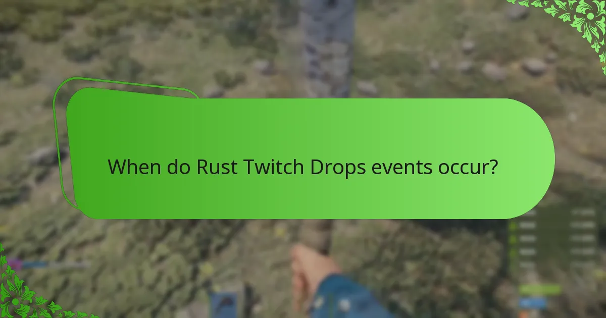 Where to find promotional content related to Rust Twitch Drops?